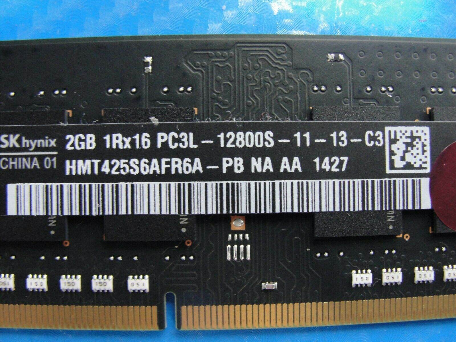 MacBook Pro A1278 SK Hynix 2GB PC3L-12800S SO-DIMM Memory RAM HMT425S6AFR6A-PB - Tested Computer Laptop Parts