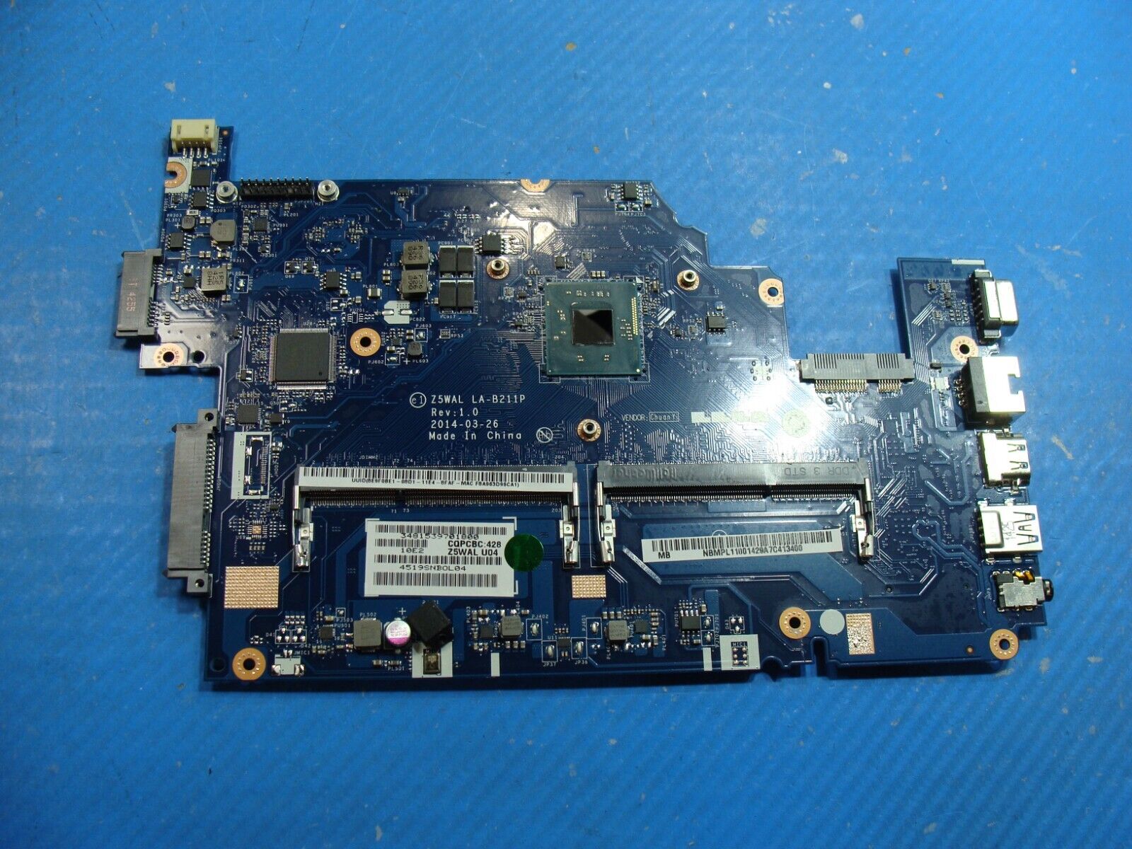 Acer Aspire E5-511P-C9BM 15.6 N2930 1.83GHz Motherboard NBMPL11001 LA-B211P