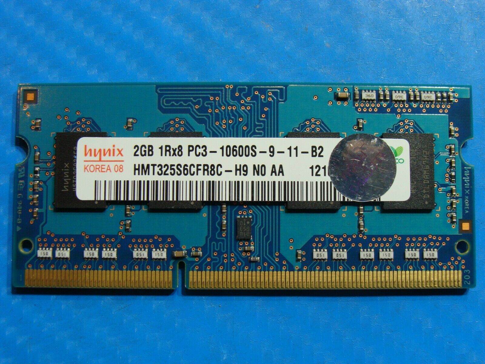 MacBook Pro A1278 Hynix 2GB 1Rx8 Memory RAM SO-DIMM PC3-10600S HMT325S6CFR8C-H9 - Tested Computer Laptop Parts