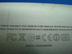 MacBook Pro A1286 MC721LL/A Early 2011 15" Silver Bottom Case Housing 922-9754 Apple