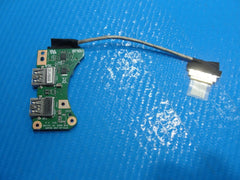 Asus Rog G751JM-DH71-CA 17.3" Genuine Dual Usb Board w/ Cable 60nb06g0-us1050 