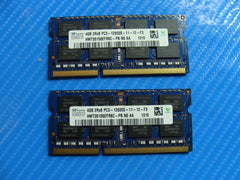 HP 23-f254 Hynix 8GB 2x4GB Memory RAM SO-DIMM PC3-12800S HMT351S6EFR8C-PB - Tested Computer Laptop Parts