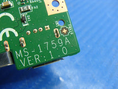 MSI GE70 17.3" Genuine VGA Ethernet USB Port Board MS-1759A ER* - Laptop Parts - Buy Authentic Computer Parts - Top Seller Ebay