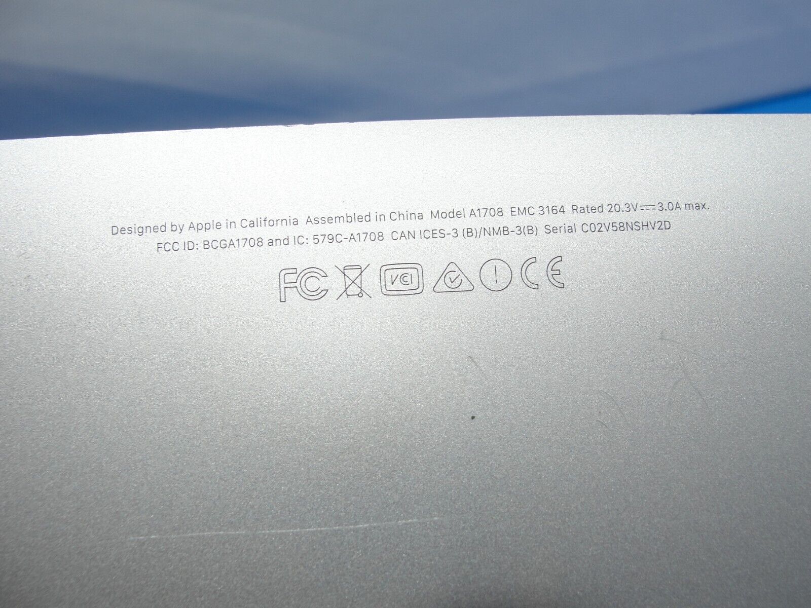 MacBook Pro A1708 13