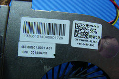 Dell Inspiron 15 3542 15.6" Genuine Laptop CPU Cooling Fan & Heatsink 9W0J6 #2 Dell