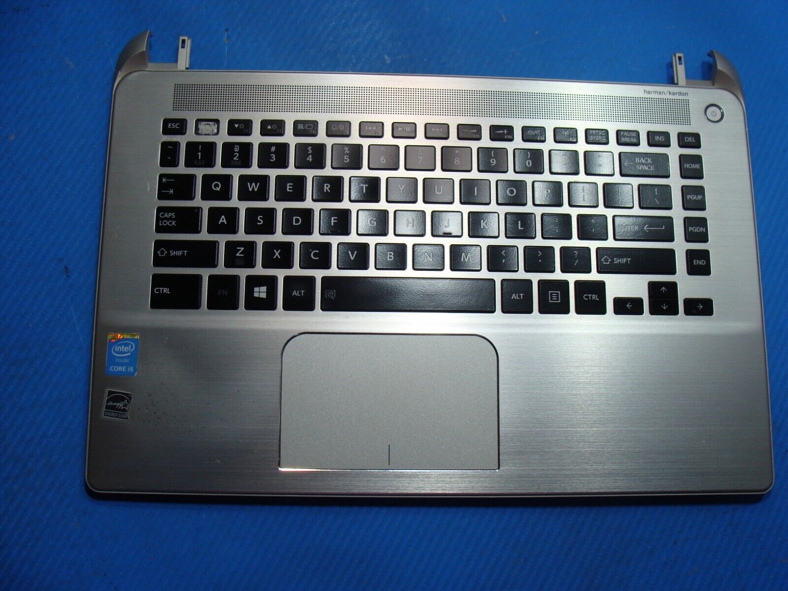 Toshiba Satellite 14" E45T-B Series OEM Palmrest w/TouchPad Keyboard H000068640