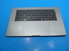 MacBook Pro A1990 15" Mid 2018 MR942LL/A Top Case w/Battery Grey 661-10345