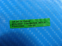 HP Envy 15z-j100 15.6" Genuine DC In Power Jack w/Cable 719318-FD9 