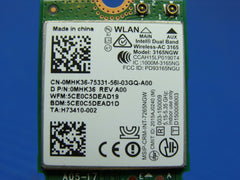 Dell Inspiron 24 5459 AIO 23.8" Genuine Desktop Wireless WiFi Card MHK36 3165NGW Dell