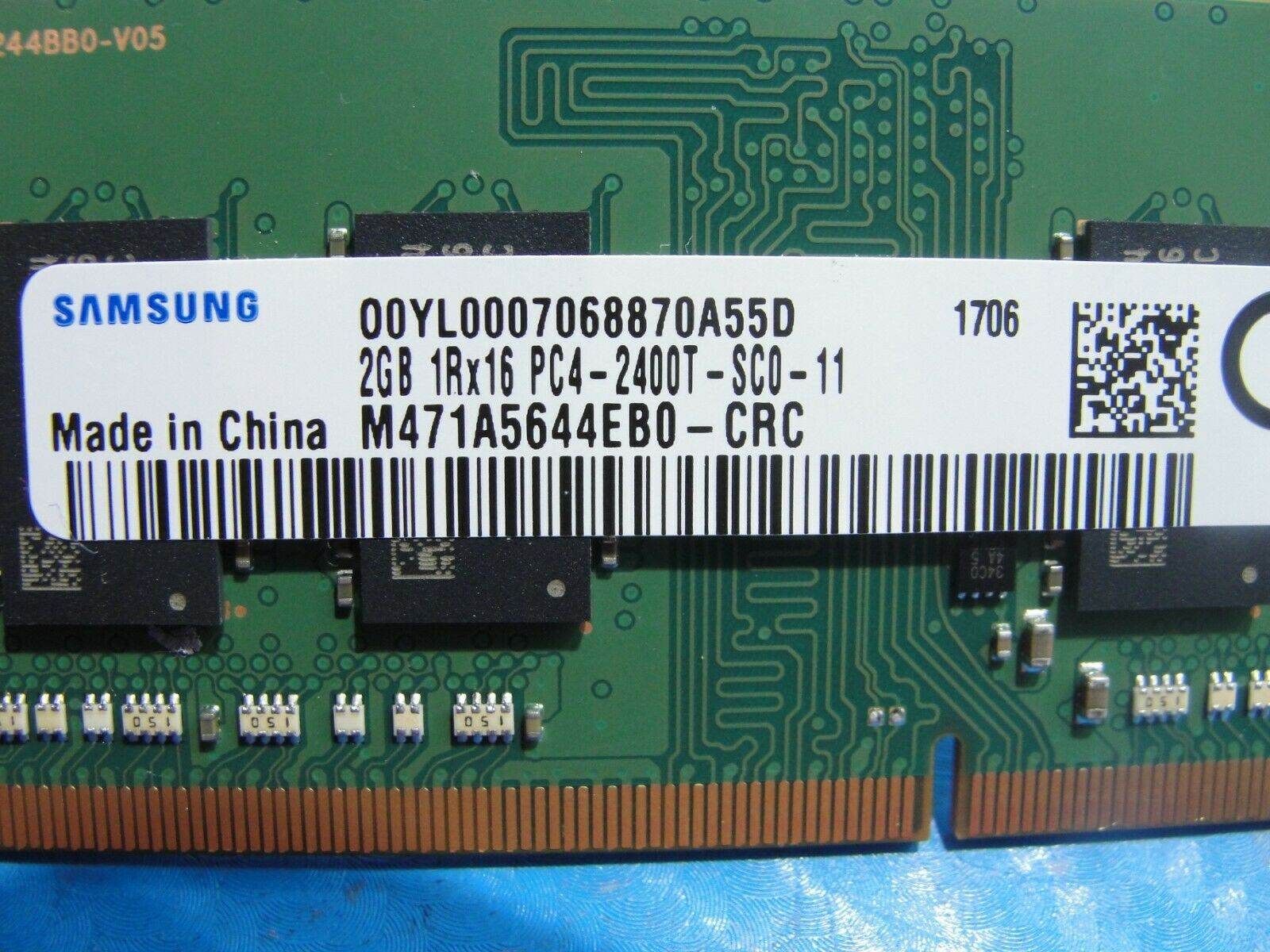 HP m3-u101dx Samsung 2GB 1Rx16 PC4-2400T SO-DIMM Memory RAM M471A5644EB0-CRC - Tested Computer Laptop Parts
