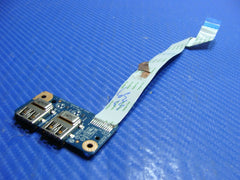 HP Pavilion 15.6" 15-r Series Original USB Port Board w/Cable LS-A993P GLP* HP