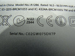 MacBook Pro A1286 15" Late 2011 MD322LL/A Bottom Case Housing 922-9754 - Laptop Parts - Buy Authentic Computer Parts - Top Seller Ebay