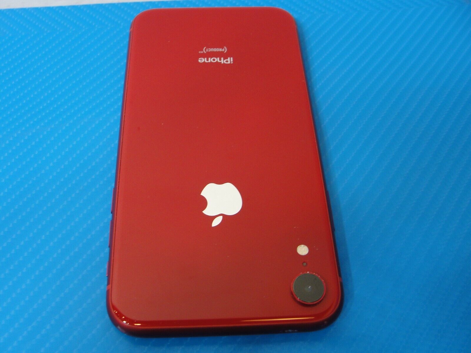 Apple iPhone Xr 128gb UNLOCKED MT022LL/A Red Battery 90% /Cracked Front