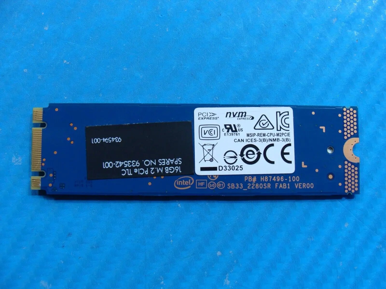 HP 800 G3 Intel 16GB SATA M.2 SSD Solid State Drive MEMPEK1J016GAH 925507-001