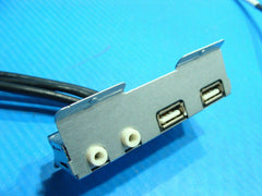Dell Studio XPS 8100U Genuine Front USB Audio I/O Board w/Cables 1B231H400 5G44F - Tested Computer Laptop Parts