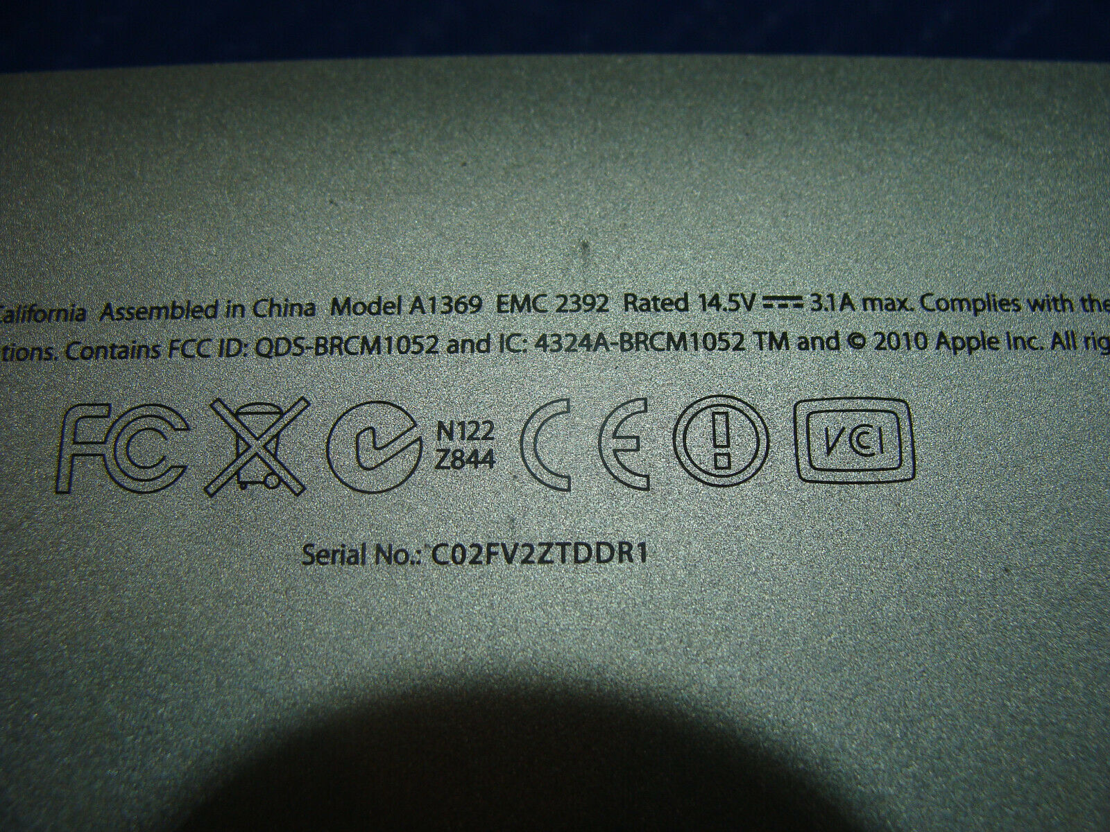 MacBook Air A1369 13