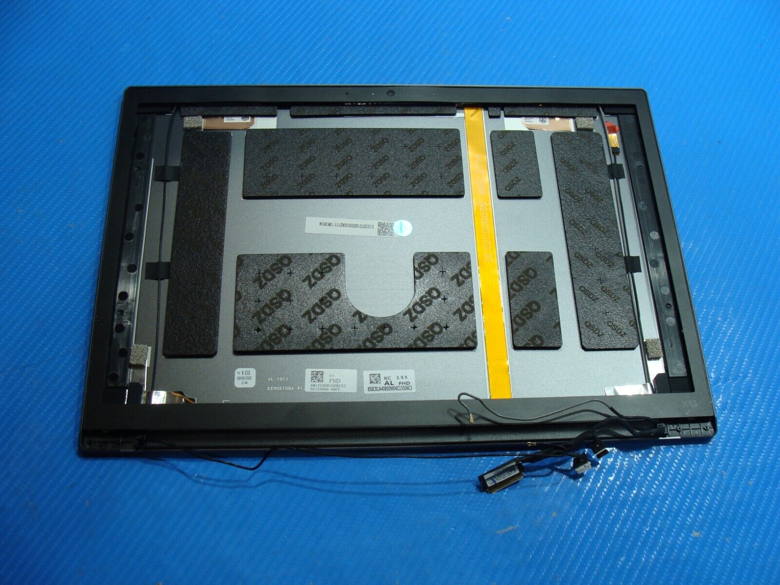 Lenovo ThinkPad 13.3” X13 Gen 2 LCD Screen Back Cover w/Front Bezel AM1VU000100