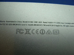 Macbook Air A1465 MD711LL/A MD712LL/A Mid 2013 11" OEM Bottom Case 923-0436 #4 Apple