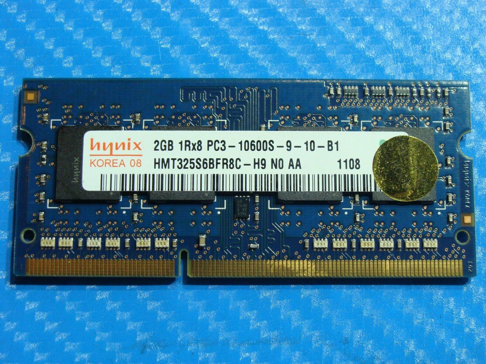 MacBook Pro A1286 Hynix 2GB 1Rx8 PC3-10600S SO-DIMM Memory RAM HMT325S6BFR8C-H9 - Tested Computer Laptop Parts