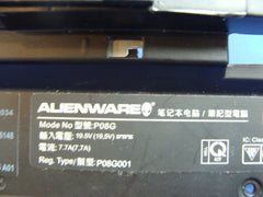 Dell Alienware 15.6" M15x OEM Laptop Bottom Base Frame 443TM 0443TM GLP* Dell