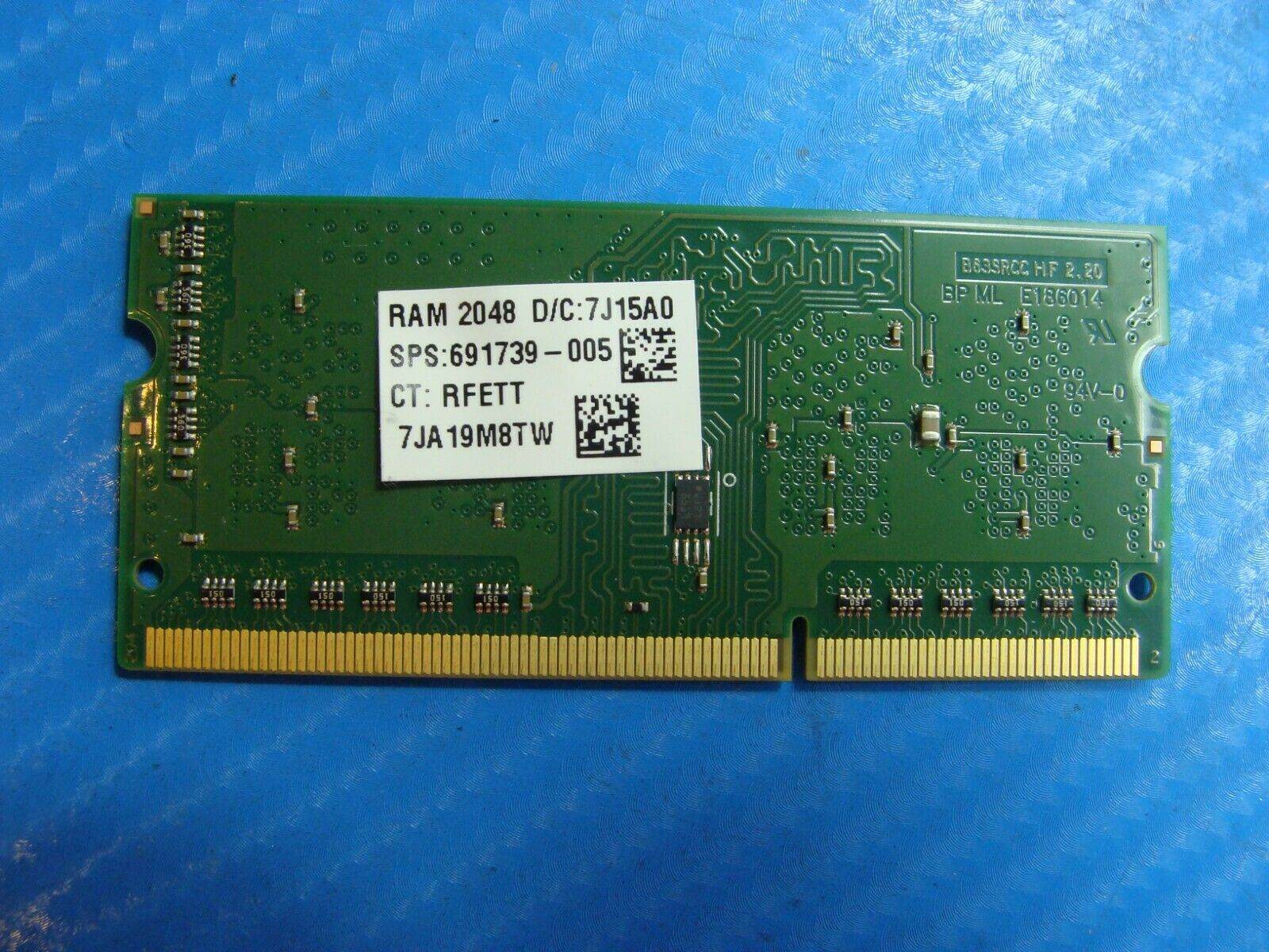 HP m6-ae151dx Laptop ADATA 2GB Memory PC3L-12800S-11 AO1L16BC2N1-BQHS - Tested Computer Laptop Parts