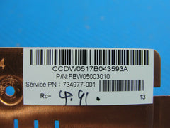 HP Split x2 13-m110dx 13.3" Genuine Laptop CPU Cooling Heatsink 734977-001 - Laptop Parts - Buy Authentic Computer Parts - Top Seller Ebay