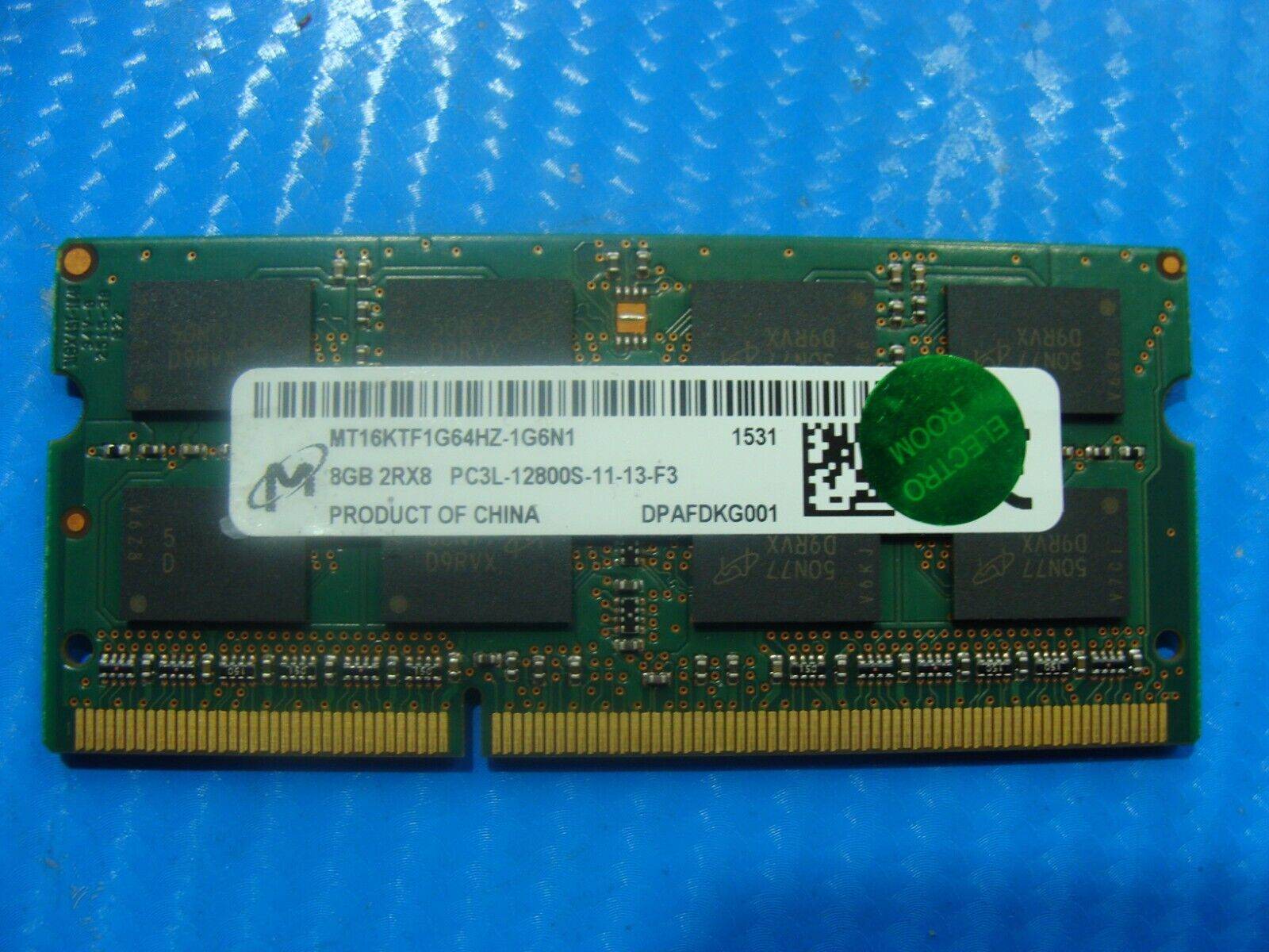 Buy HP 15-ab161nr Micron 8GB 2Rx8 PC3L-12800S SO-DIMM Memory RAM