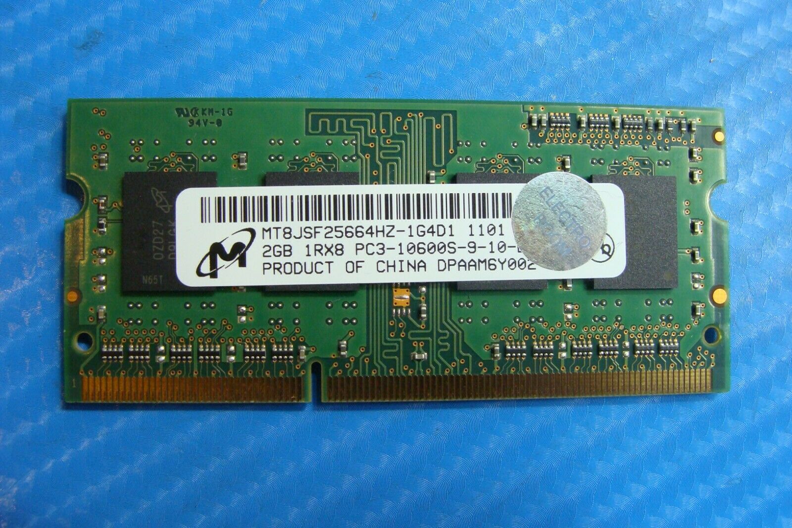 Toshiba L745-S4210 Micron 2Gb pc3-10600s So-dimm Memory RAM mt8jsf25664hz-1g4d1 - Laptop Parts - Buy Authentic Computer Parts - Top Seller Ebay