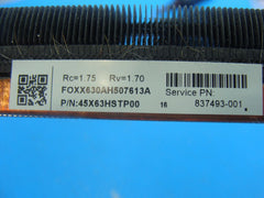 HP ProBook 470 G3 17.3" Genuine Laptop Cooling Heatsink 837493-001