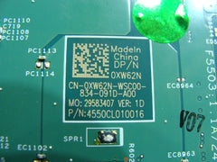 Dell Inspiron 15.6" 15 7573 OEM i7-8550U 1.8GHz GeForce 940MX Motherboard XW62N