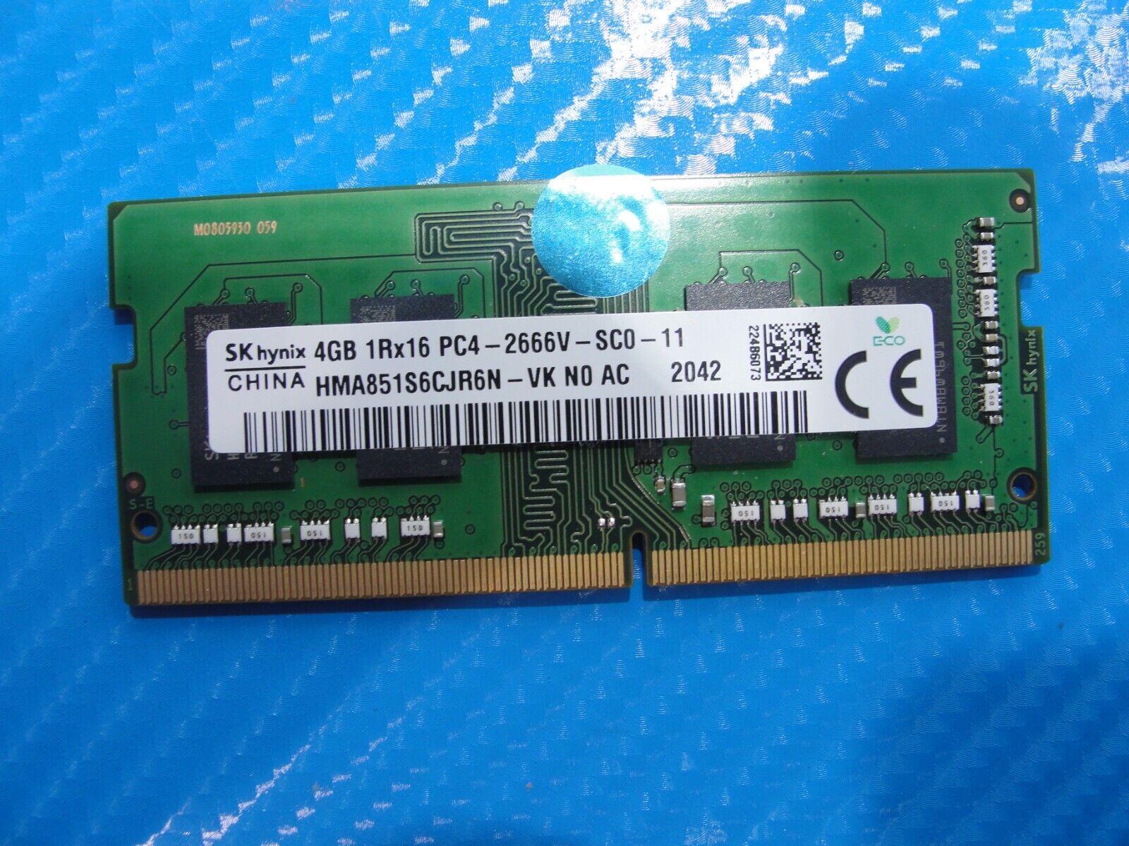 HP 14-fq0020nr SK Hynix 4GB 1Rx16 PC4-2666V SO-DIMM Memory RAM HMA851S6CJR6N-VK