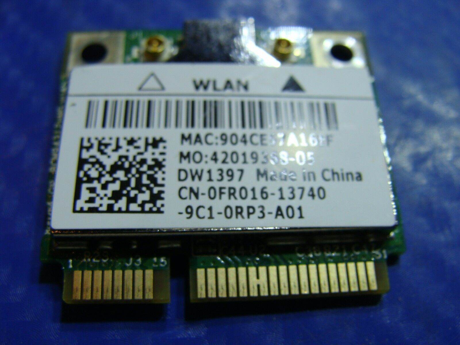 Dell Studio 1440/14Z PP40L 14” OEM Wireless WIFI Card FR016 BCM94312HMG ER* - Tested Computer Laptop Parts