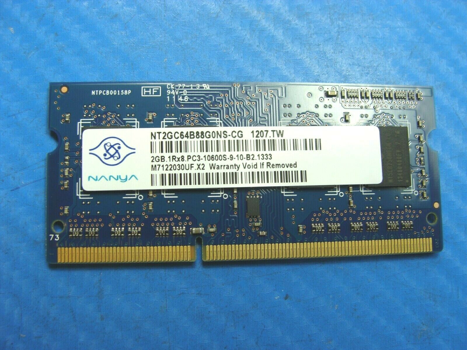 Acer Aspire 14 M5-481TG NANYA SODIMM RAM Memory 2GB PC3-10600S NT2GC64B88G0NS-CG Tested Laptop Parts - Replacement Parts for Repairs
